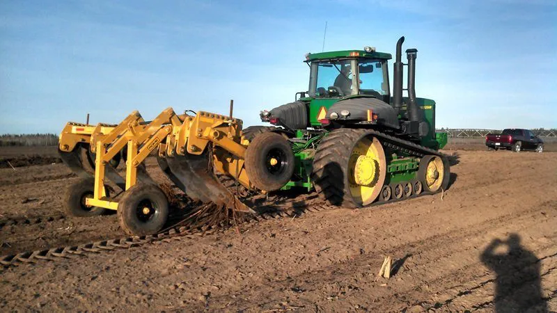 Tractor in Field